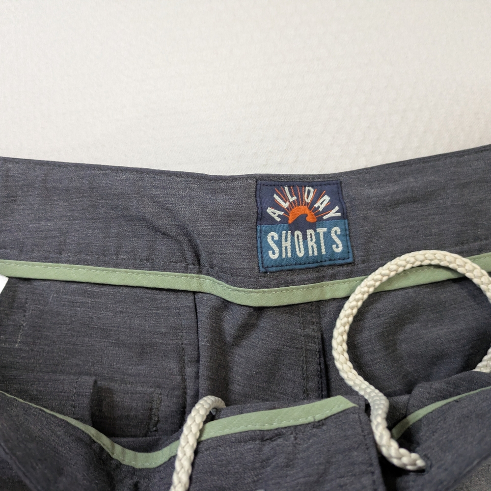Faherty Mens All Day Shorts Size 33 Gray Chino Casual Golf Business Travel - Picture 6 of 6